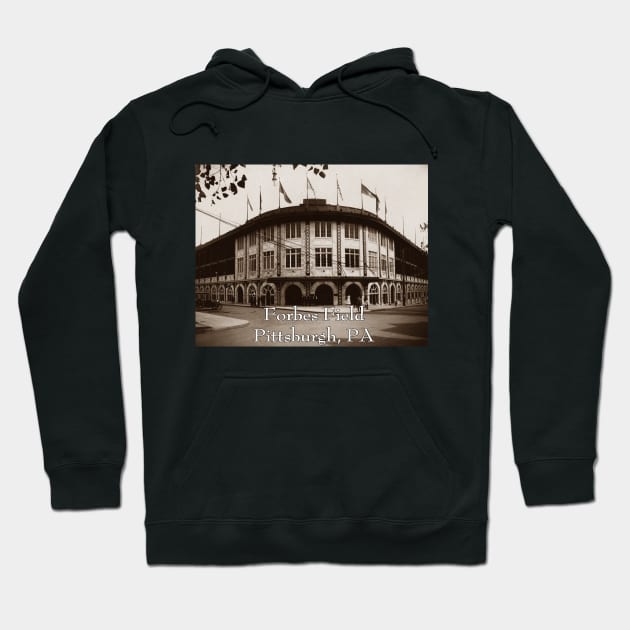 Forbes Field - Historic Pittsburgh Ballpark Vintage Photo Hoodie by Naves